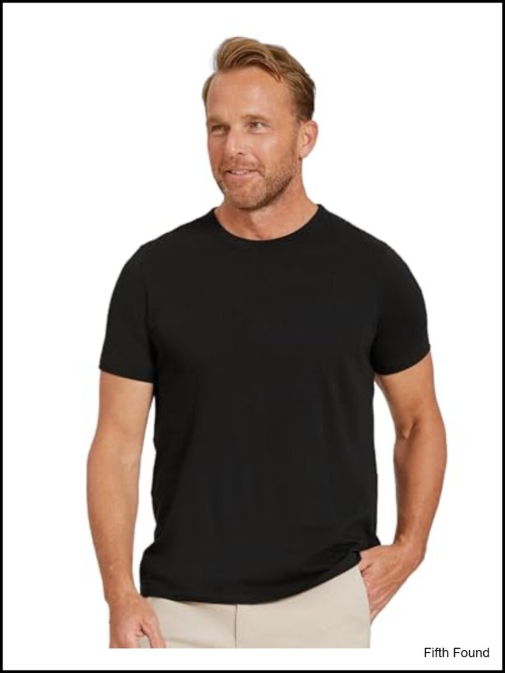 Men's Classic Crew Neck Short Sleeve Tee - 100% Combed Cotton